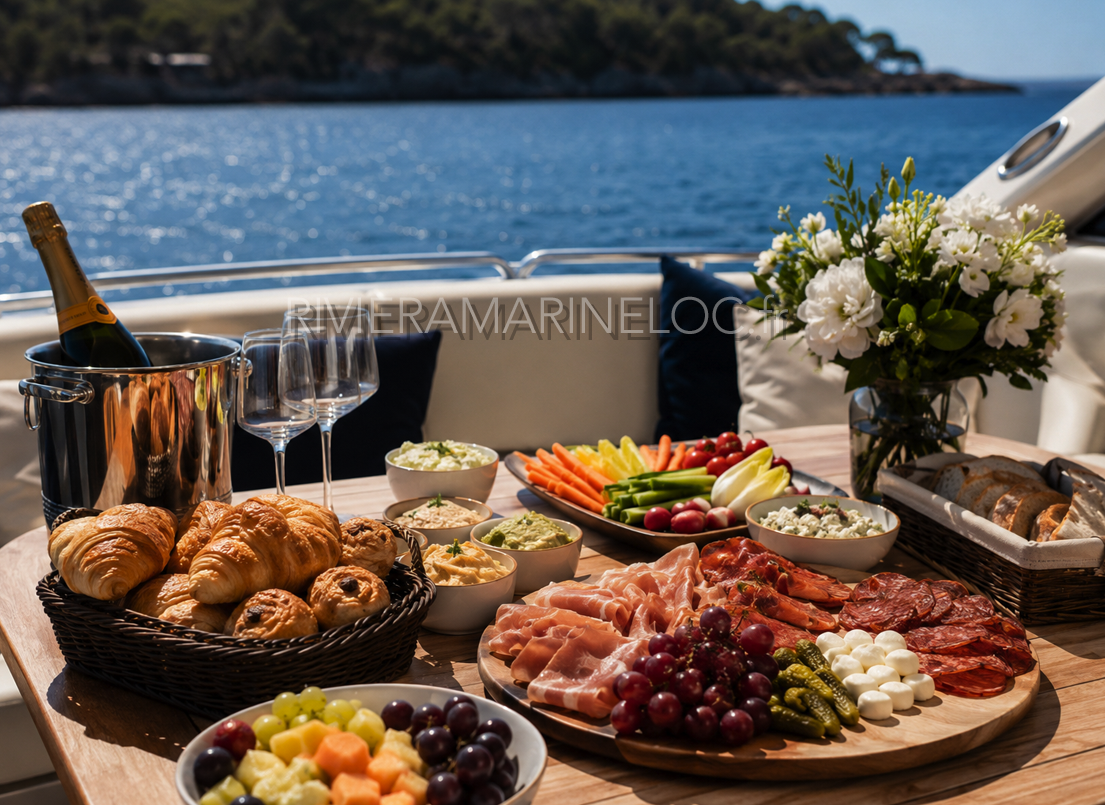 Catering à bord Riviera Marine Loc